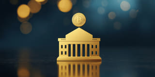 Institutional crypto ETF interest, news-style illustration